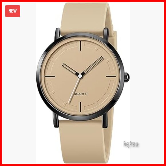 Unisex Quartz Watch Waterproof Silicone Band Minimalist Design main image 2